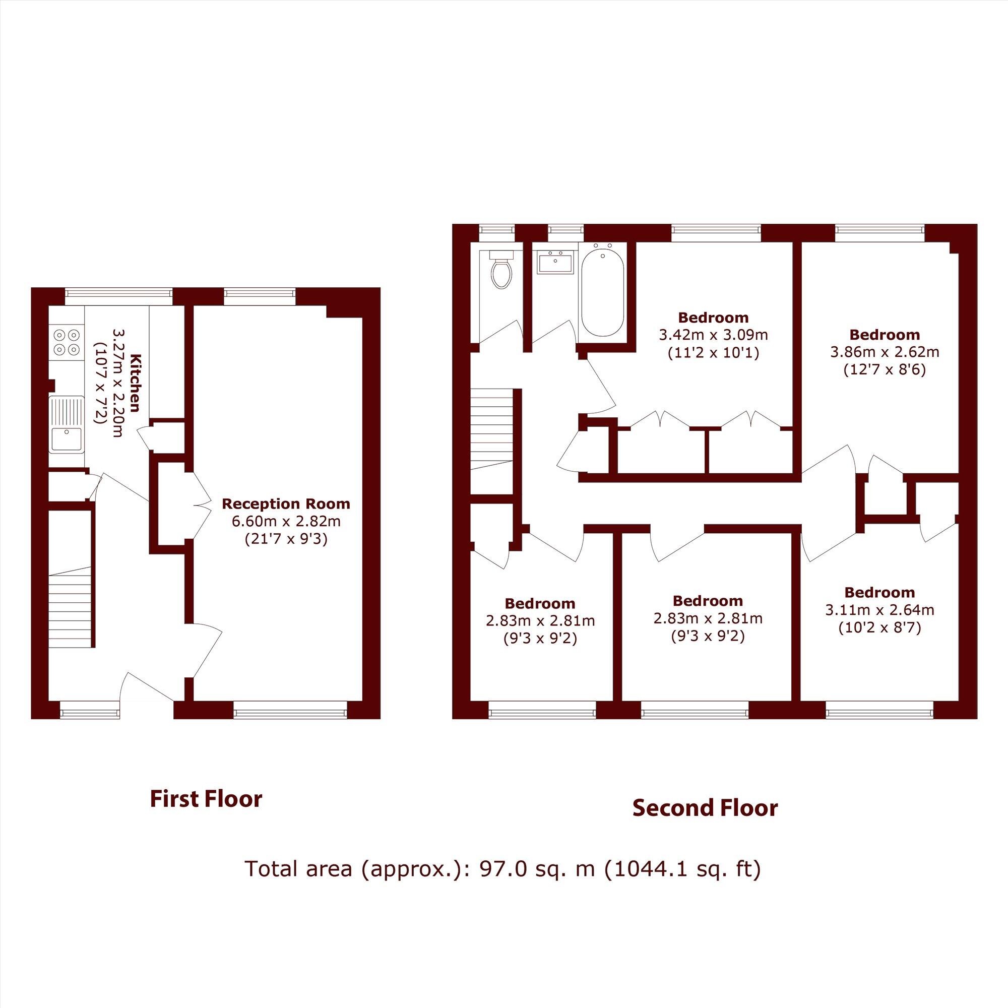 Lorrimore Square, Walworth floorplan
