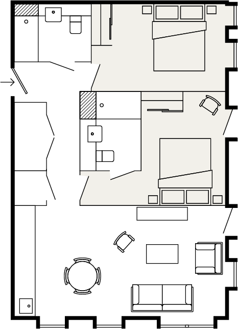 Kampus, Aytoun Street, Manchester floorplan