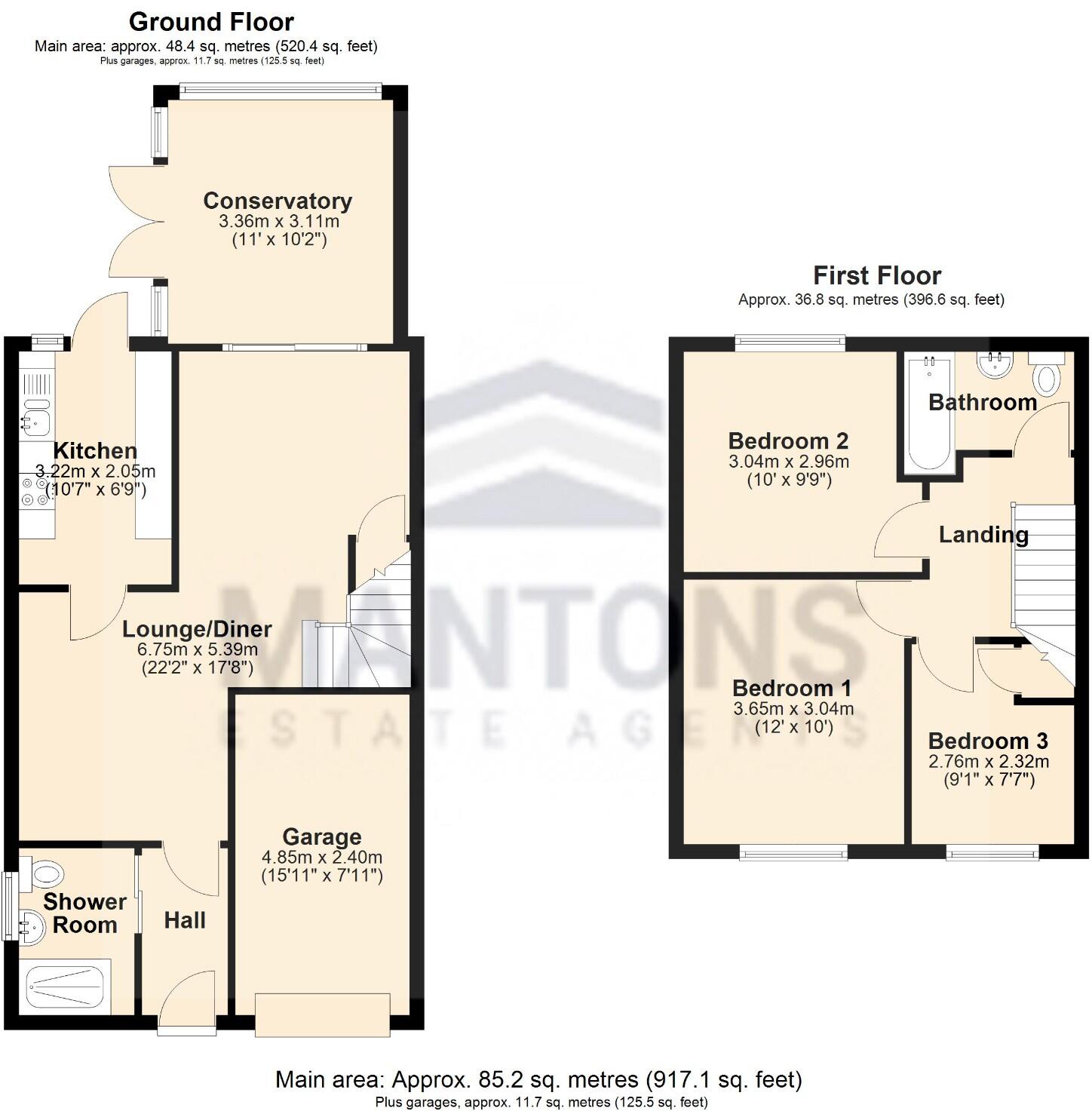Dunsmore Road, Luton, Bedfordshire, LU1 5JY floorplan