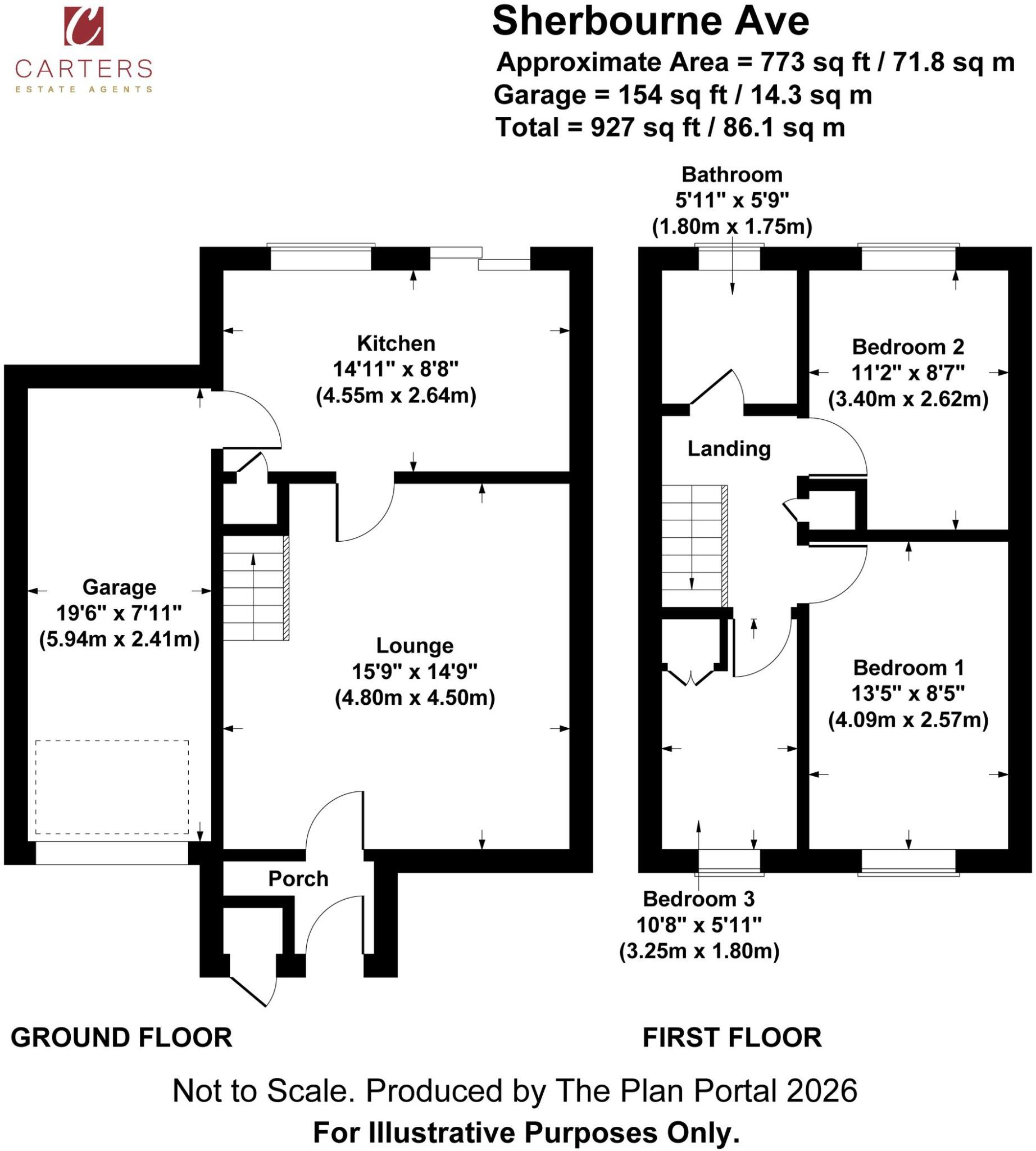 Sherbourne Avenue, Nuneaton, CV10 floorplan
