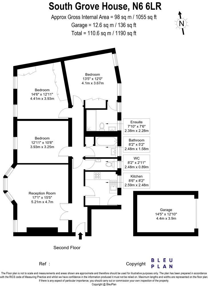 South Grove, London, N6 floorplan