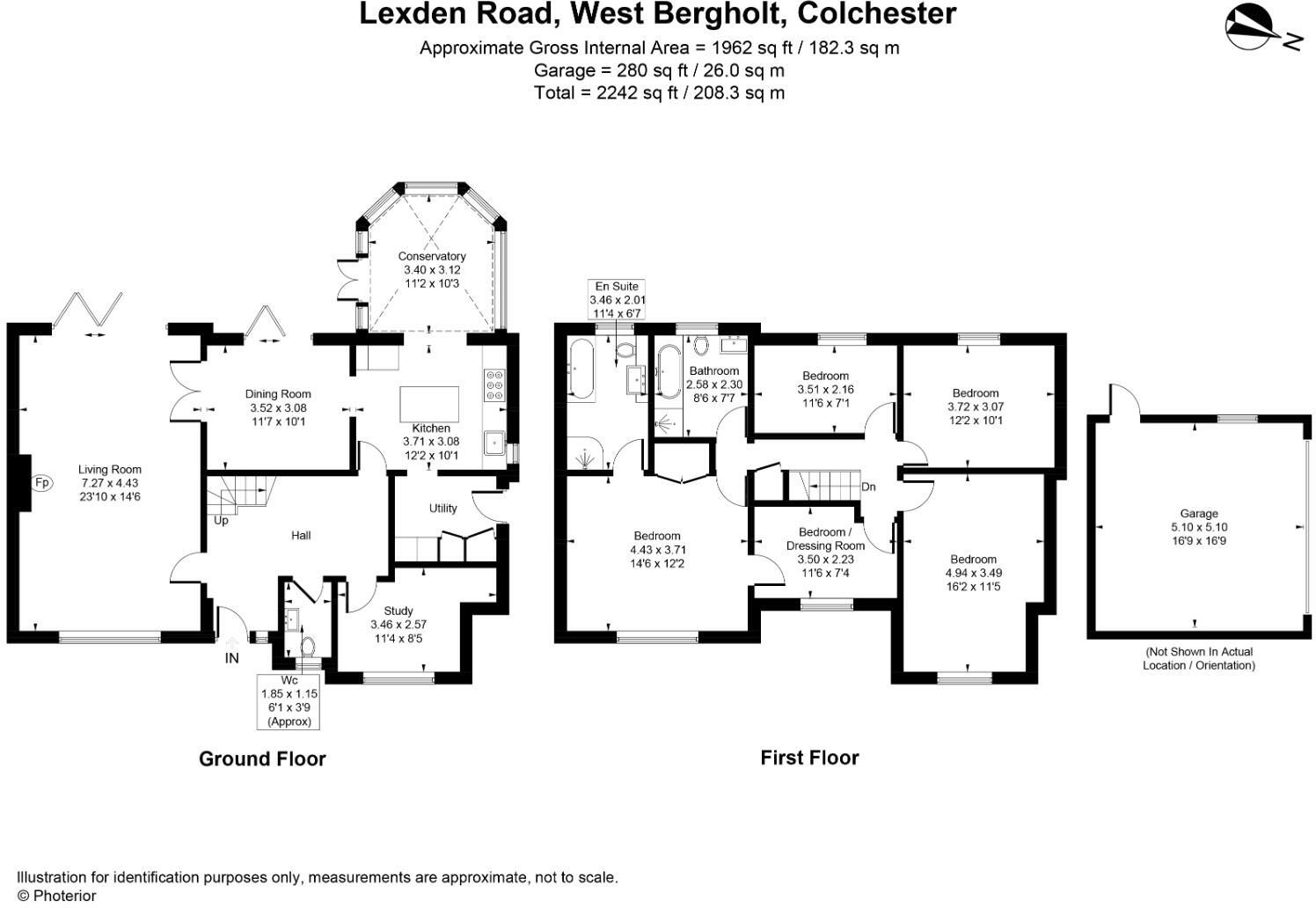Lexden Road, West Bergholt floorplan