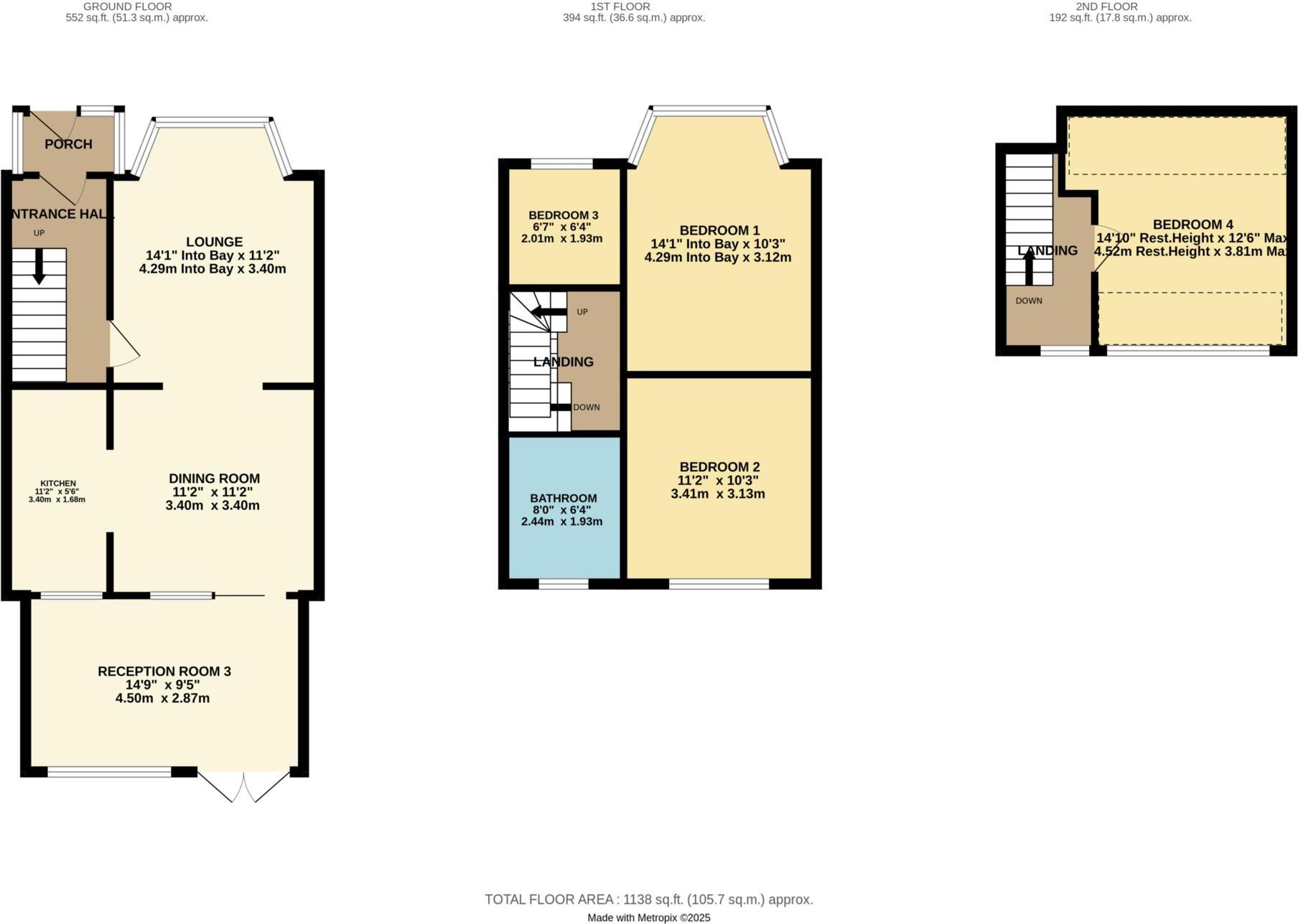 1 Stretton Avenue floorplan