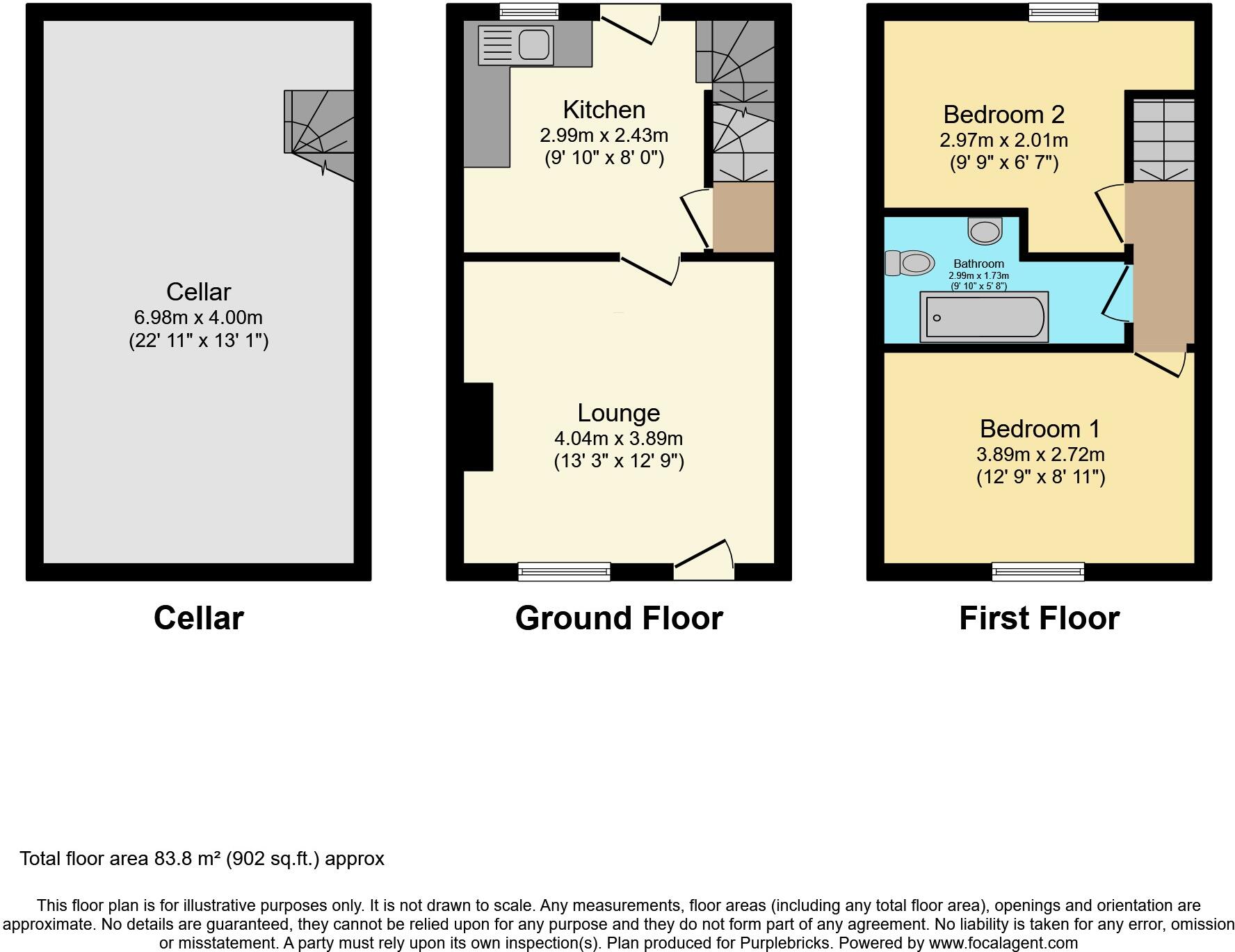 Harborough Hill Road, Barnsley, S71 floorplan