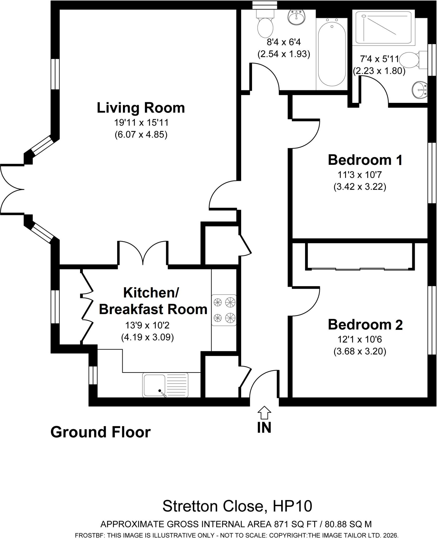 Stretton Close, Penn, Buckinghamshire, HP10 floorplan