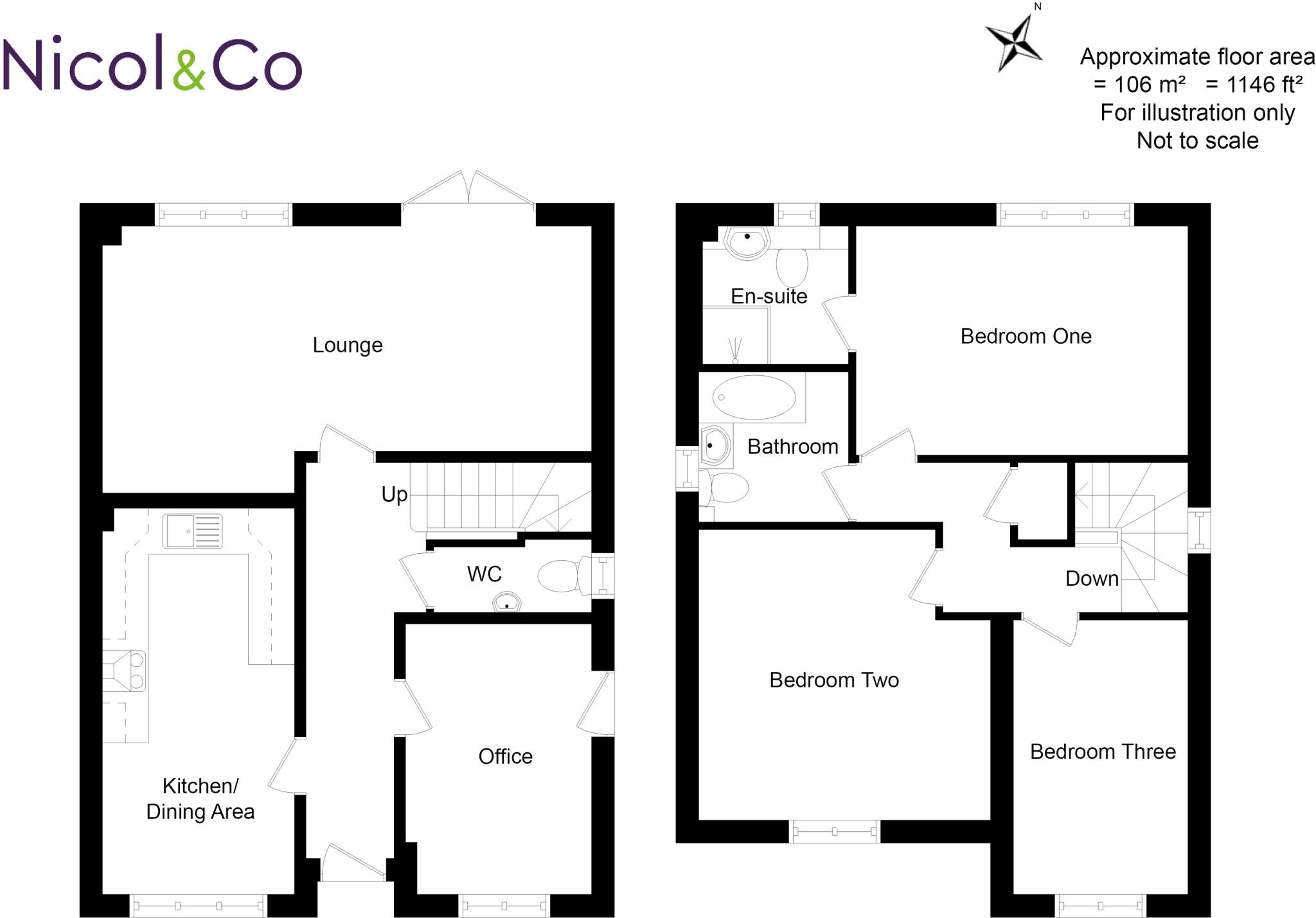 Showell Grove, Droitwich Spa, Worcestershire, WR9 floorplan
