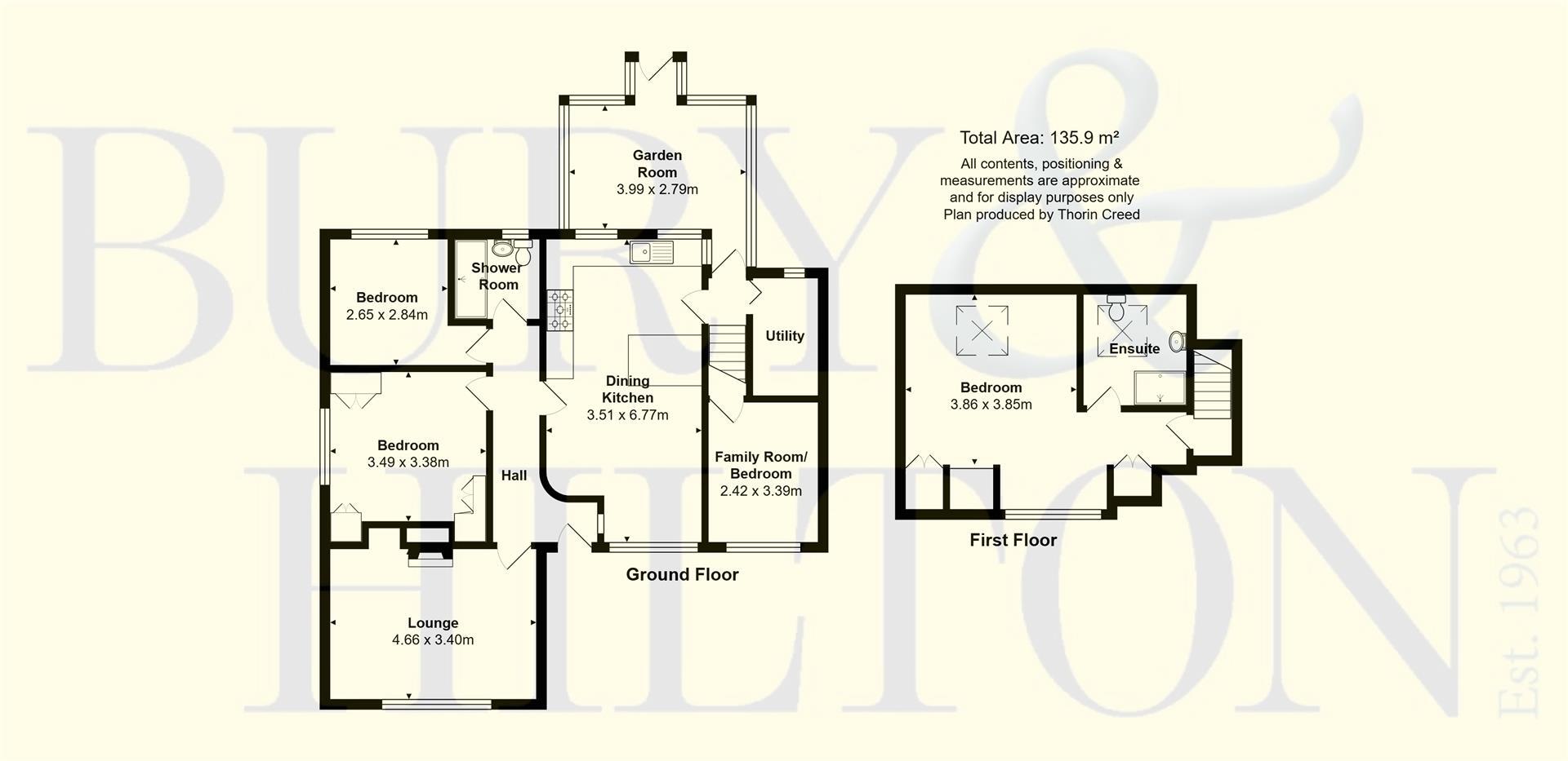 Campbell Avenue, Leek floorplan