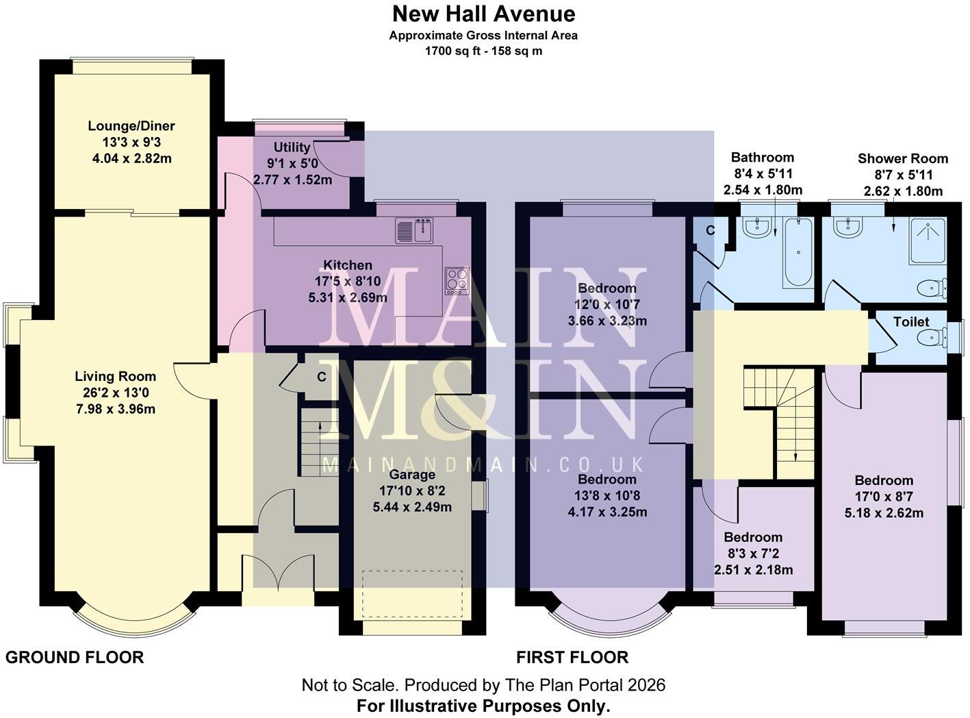 New Hall Avenue, Heald Green floorplan