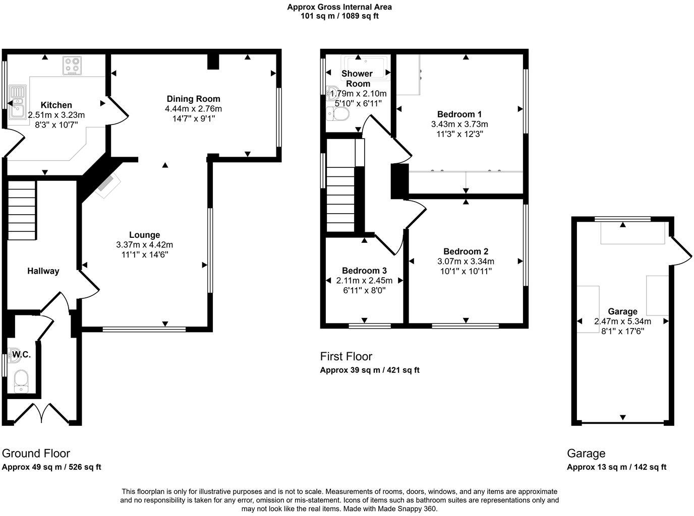 Keswick Avenue, Loughborough floorplan