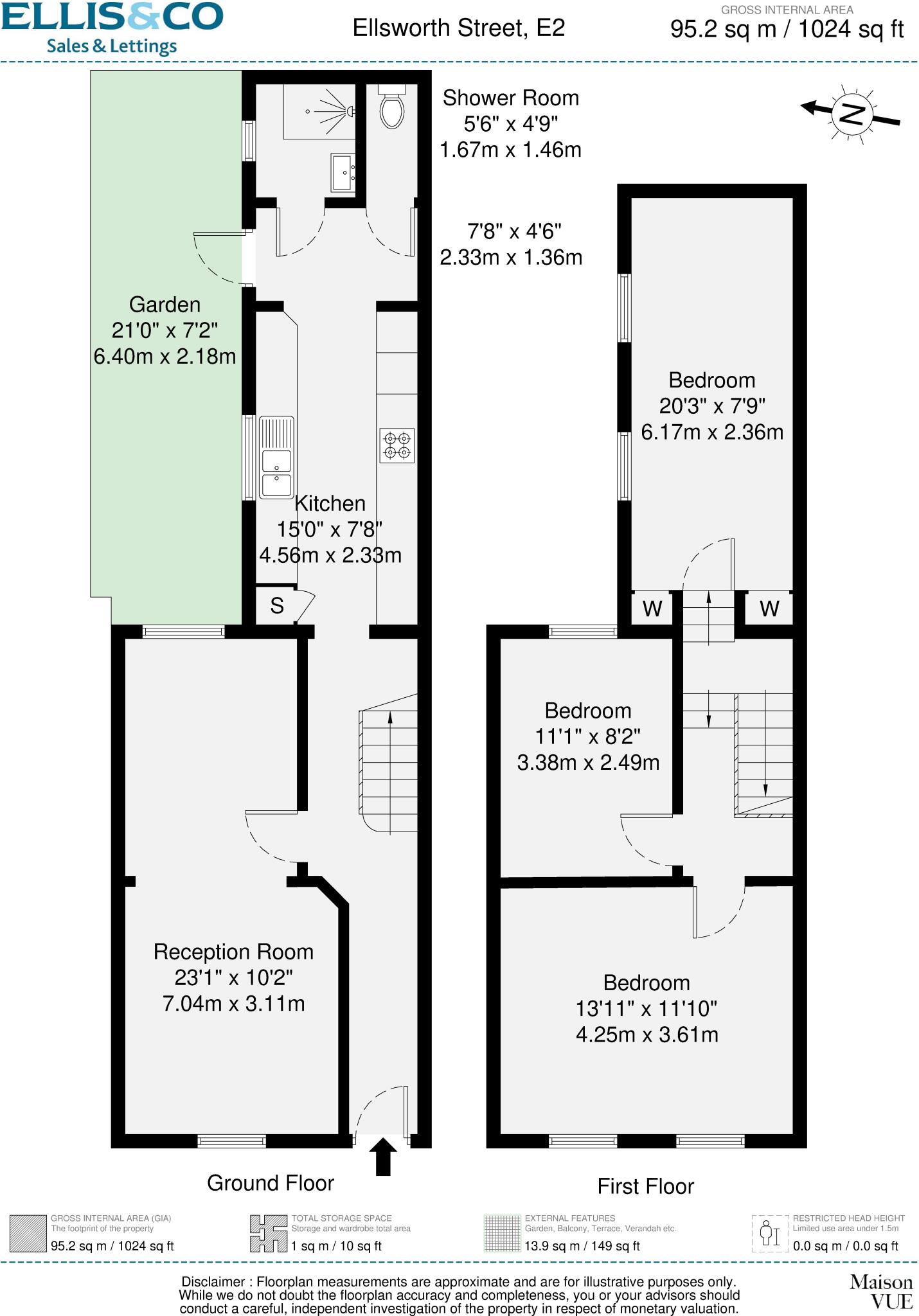 Ellsworth Street, London, E2 floorplan