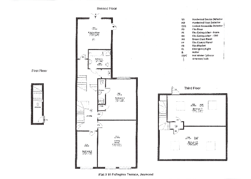 Available July 2027, £150pppw - Eslington Terrace, Jesmond NE2 floorplan