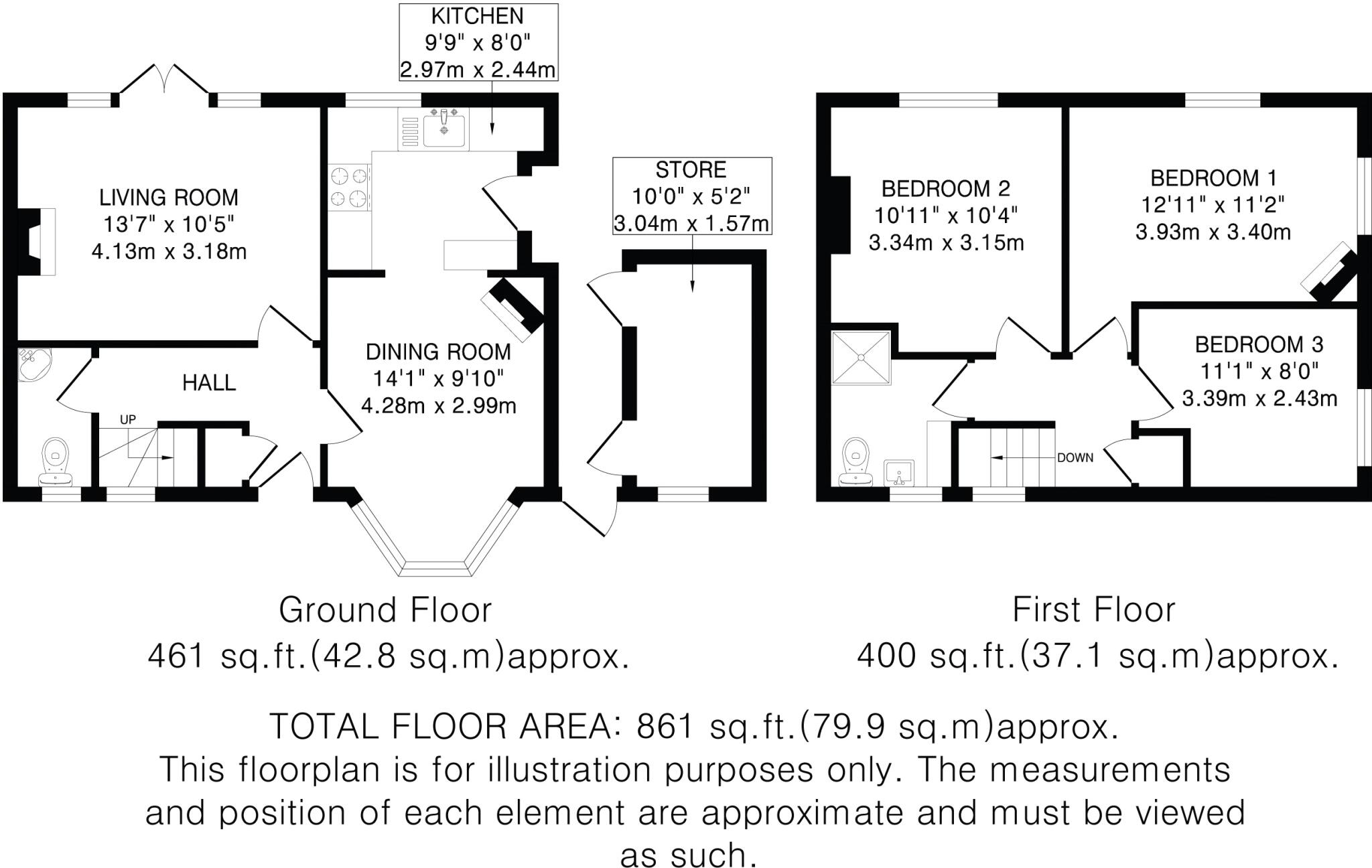 Digswell Road, Welwyn Garden City, Hertfordshire, AL8 floorplan