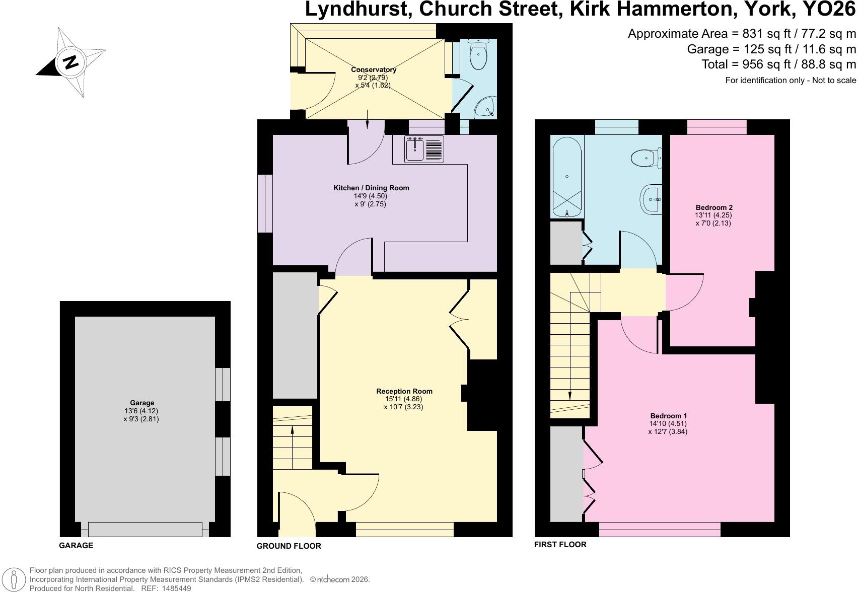 Church Street, Kirk Hammerton, YO26 floorplan