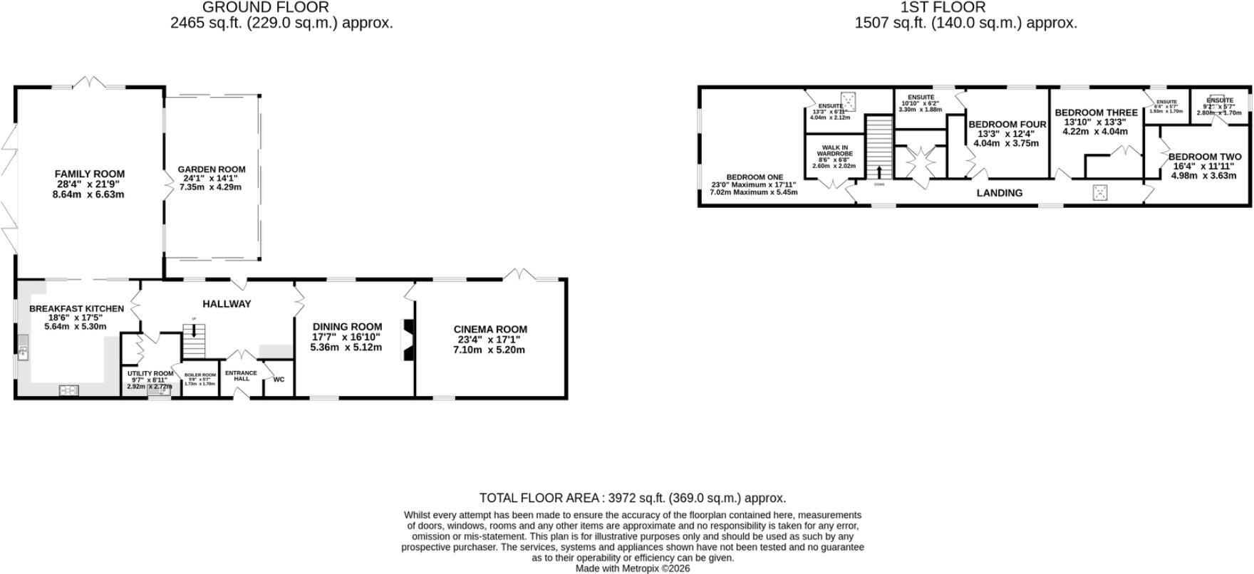 Chester Road, Delamere floorplan