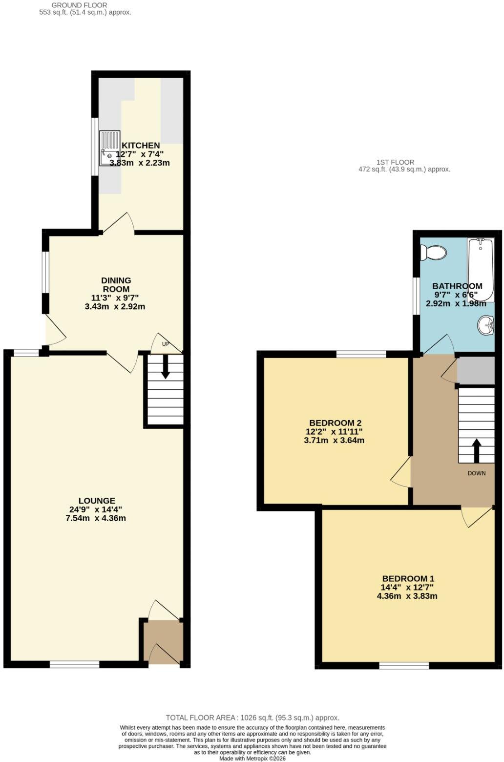 High Street, Barton Upon Humber, North Lincs, DN18 floorplan