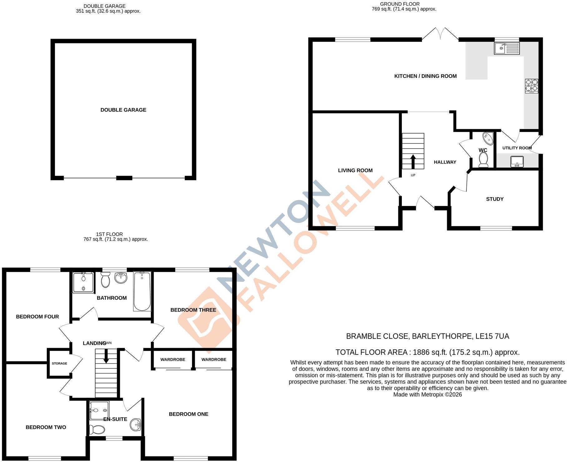 Bramble Close, Barleythorpe floorplan