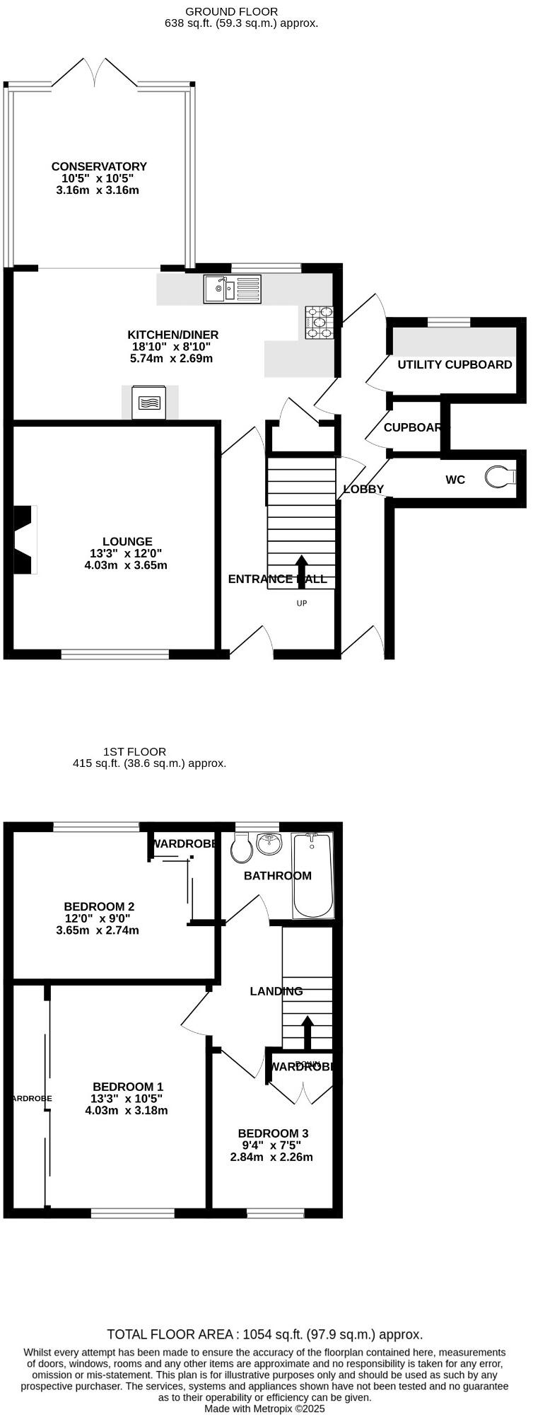 Rosebery Avenue, Hythe floorplan