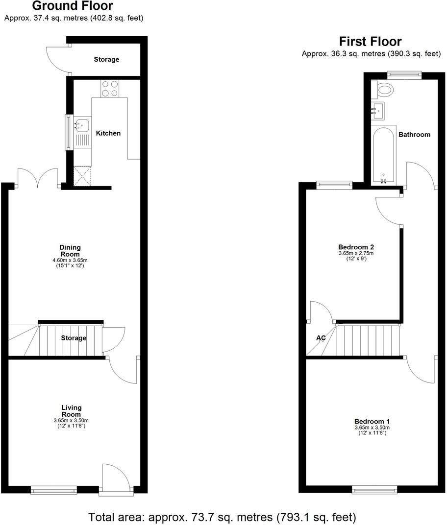 Margaret Street, Coalville, Leicestershire floorplan