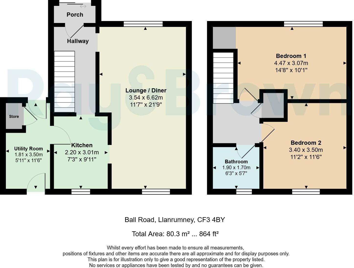Ball Road, Cardiff floorplan