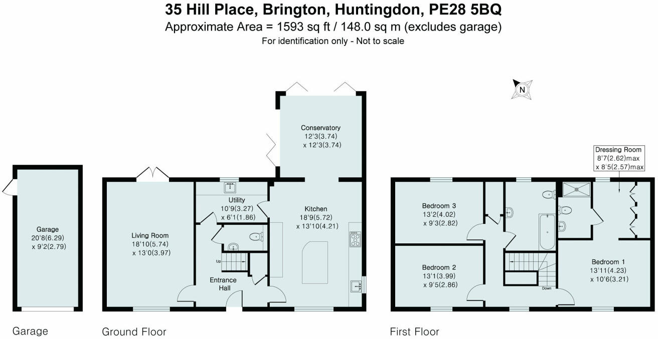 Hill Place, Brington, Huntingdonshire, PE28 floorplan