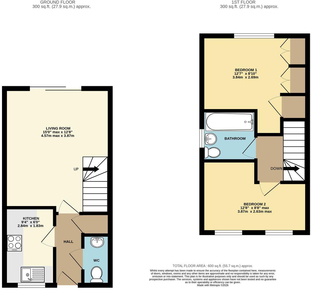 Fern Way, Whitehaven, CA28 floorplan