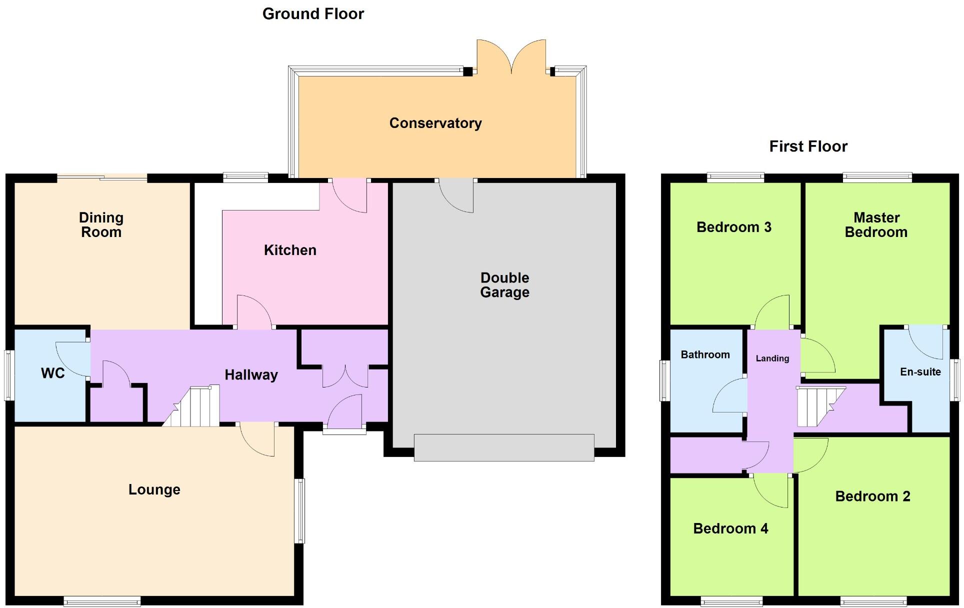 Langdale Road, Leyland, Lancashire, PR25 floorplan