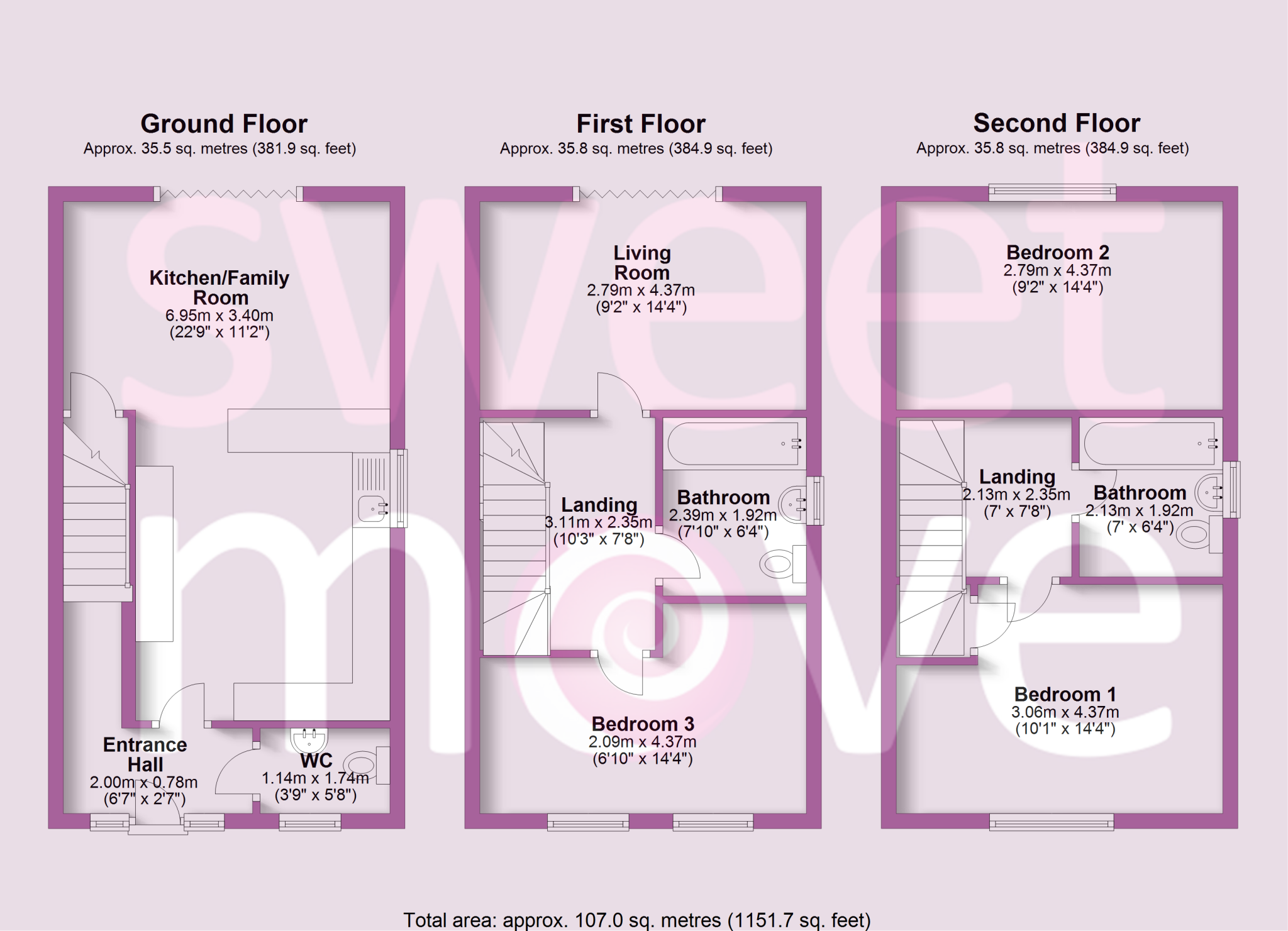 White Mill Drive, Pocklington floorplan