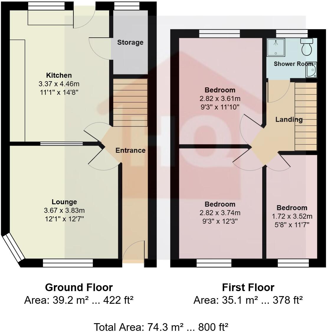Gordon Road, Fleetwood, Lancashire, FY7 floorplan