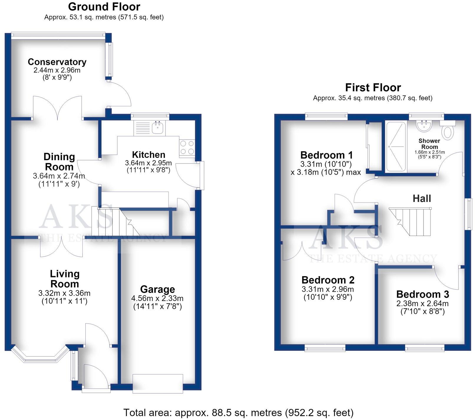 Beech Avenue, Willington, DE65 floorplan