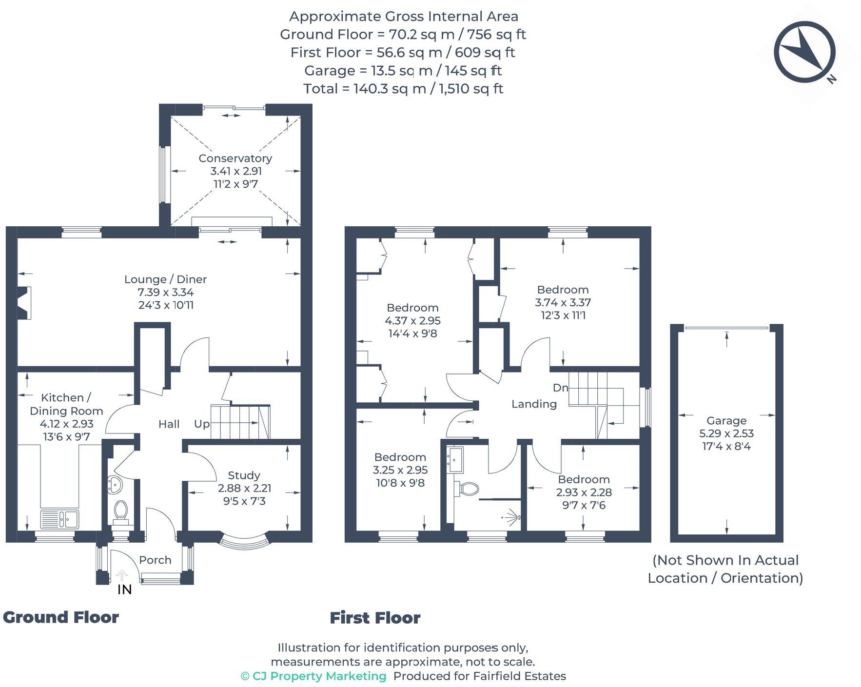 Penrose Avenue, Carpenders Park, Watford, WD19 floorplan