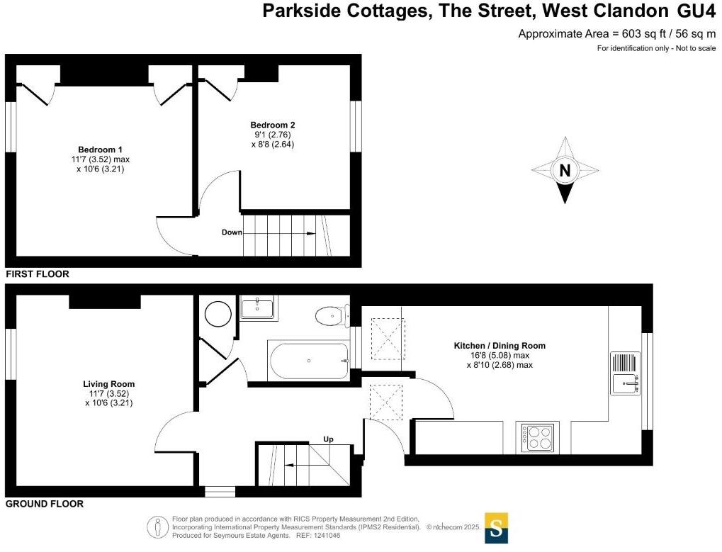 5 Parkside Cottages, The Street, West Clandon, Guildford, Surrey, GU4 7ST floorplan