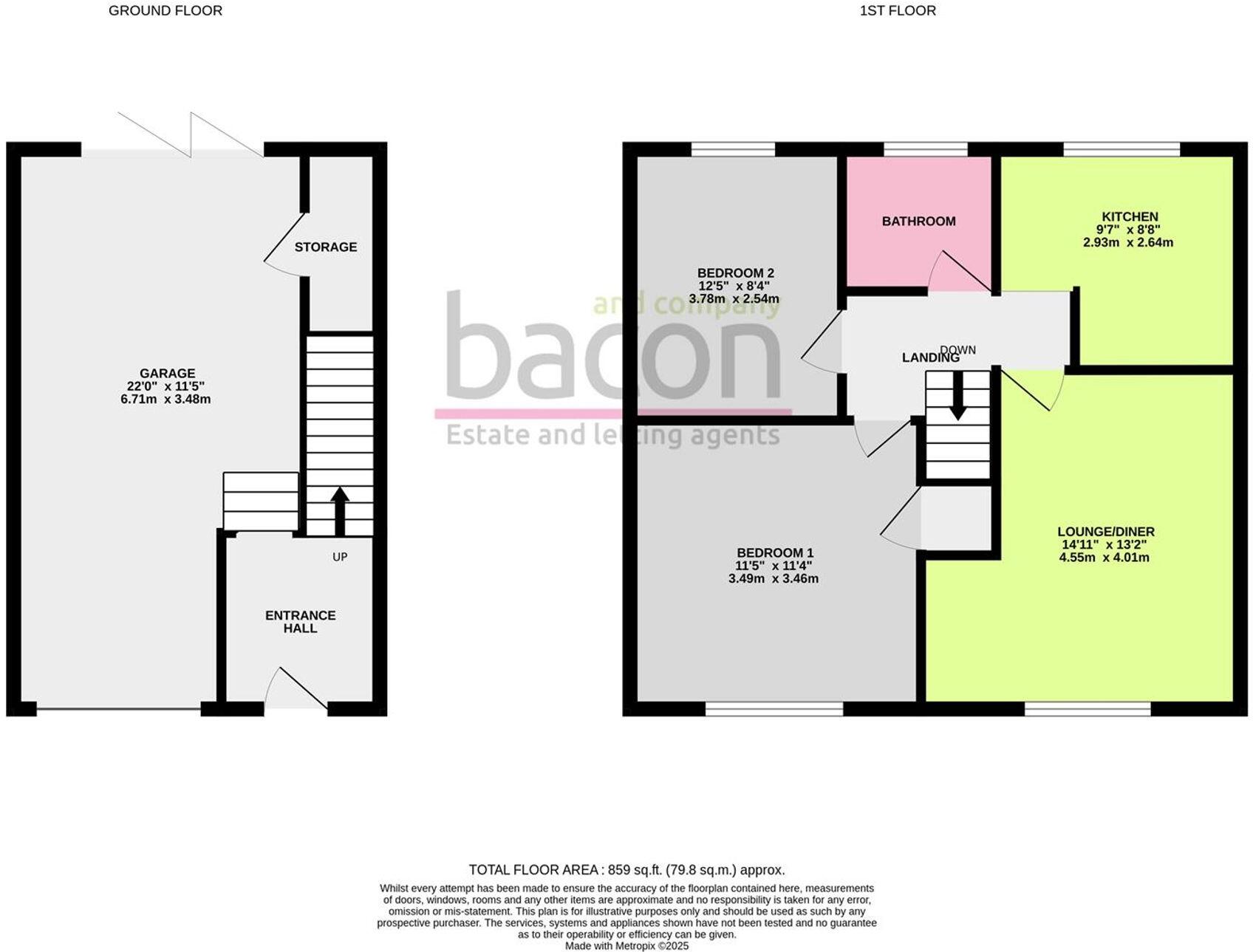 Roedean Road, Worthing, BN13 floorplan