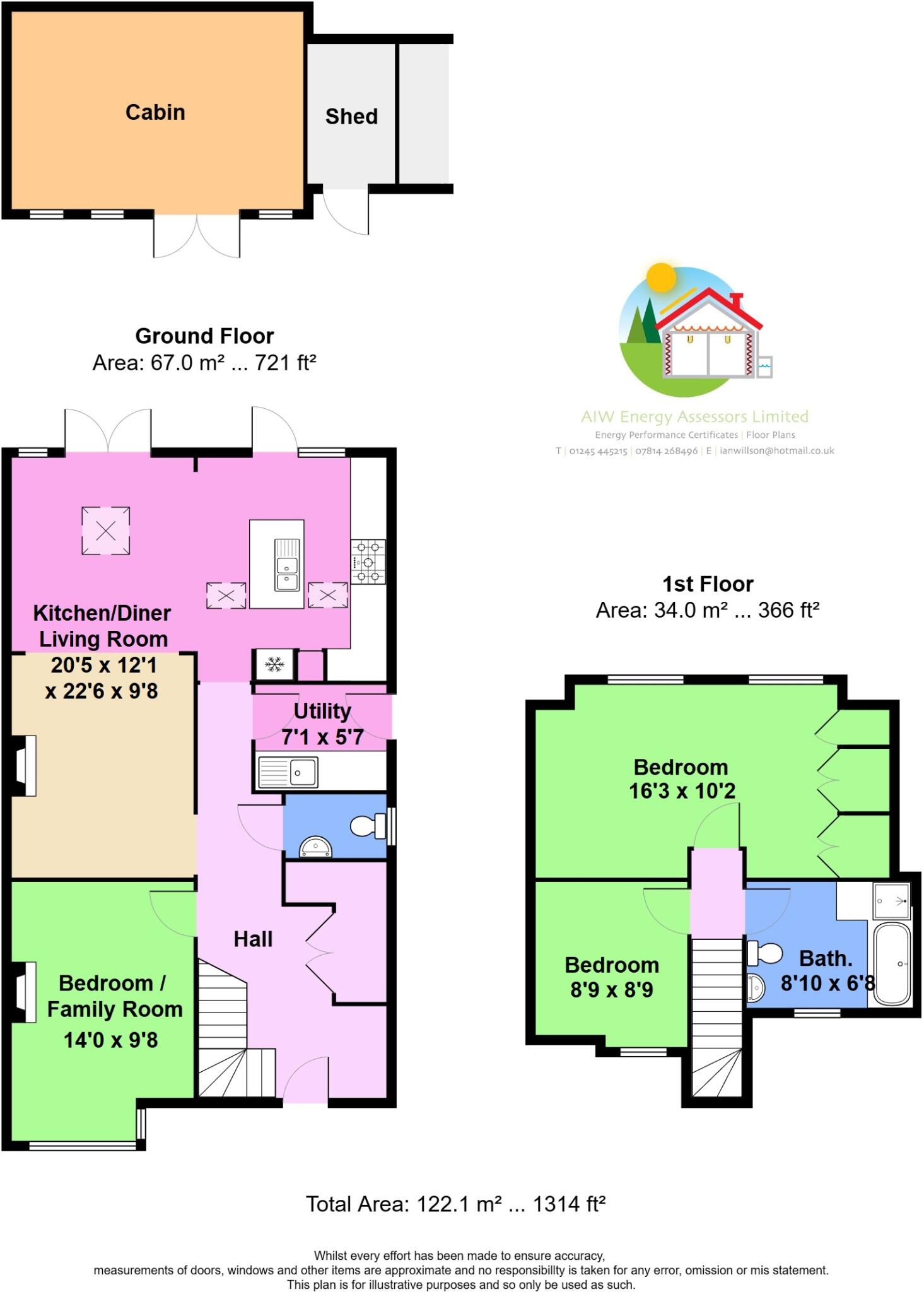 Orchard Lane, Pilgrims Hatch, CM15 floorplan