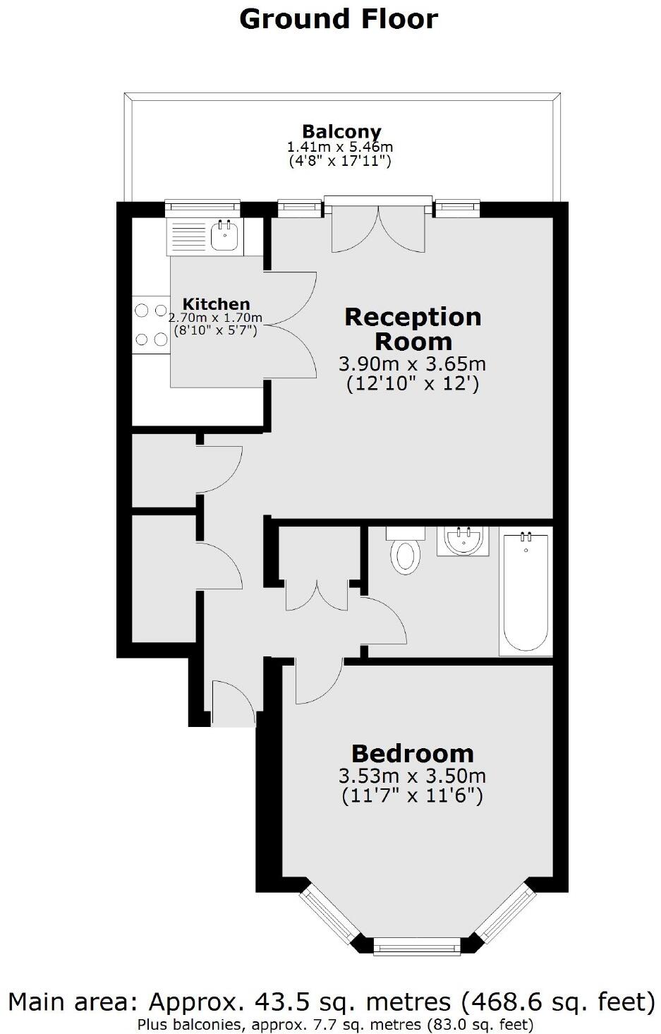 Lisgar Terrace, West Kensington floorplan