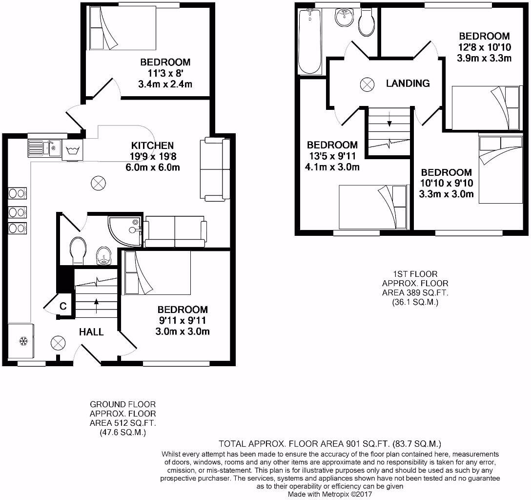 5 Bed Student House - 49 Tunstall Road, UKC floorplan