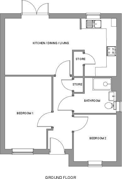 Caterham Crescent,
Streethay,
Lichfield,
WS13 8GS floorplan