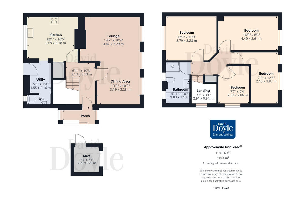 Prince Park, Boxmoor, HP1 floorplan