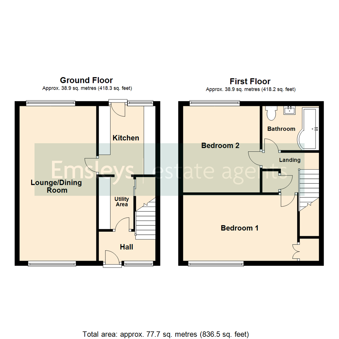 Stanks Drive, Swarcliffe, Leeds floorplan