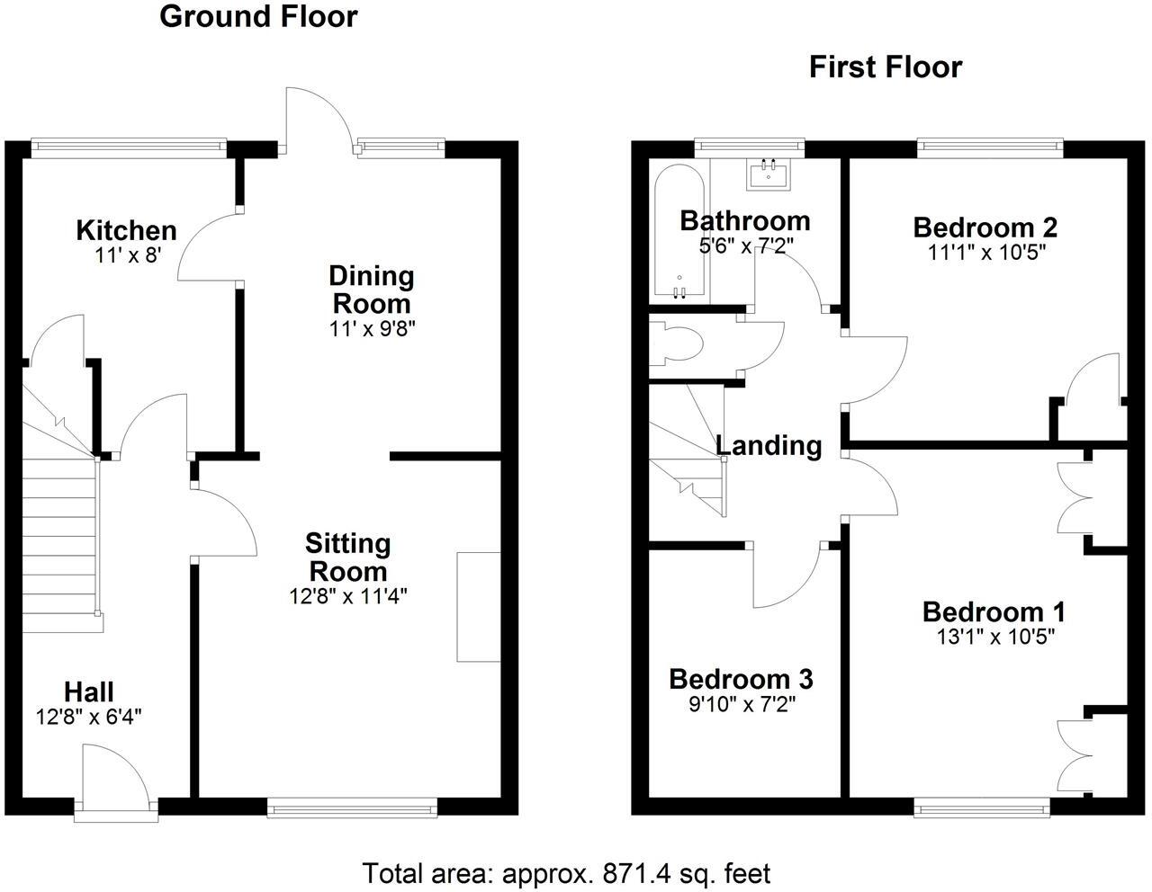 34 Highfields, Shrewsbury, SY2 5PH floorplan