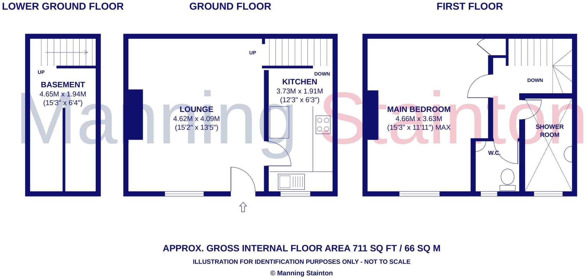 Brunswick Road, Pudsey, West Yorkshire floorplan