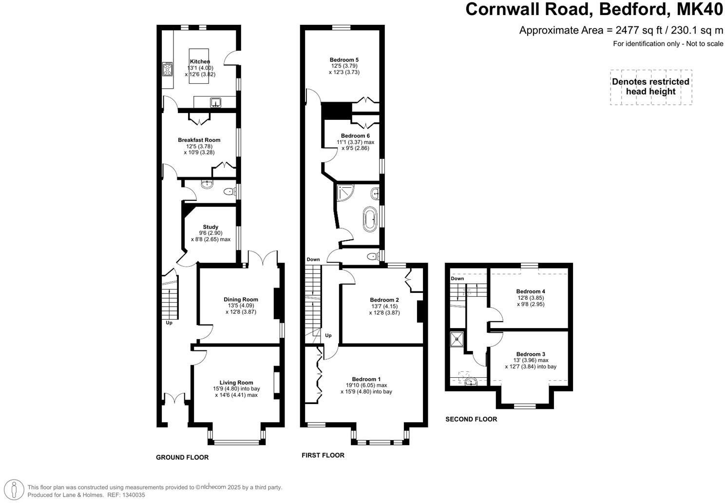 Cornwall Road, Bedford floorplan