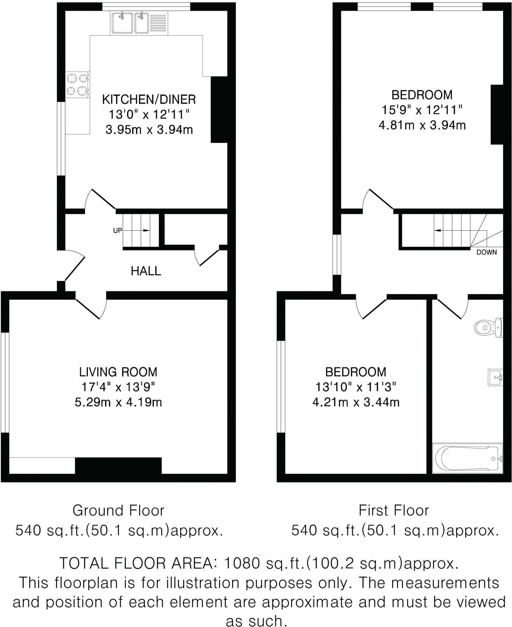 Ickleford Road, Hitchin, SG5 floorplan