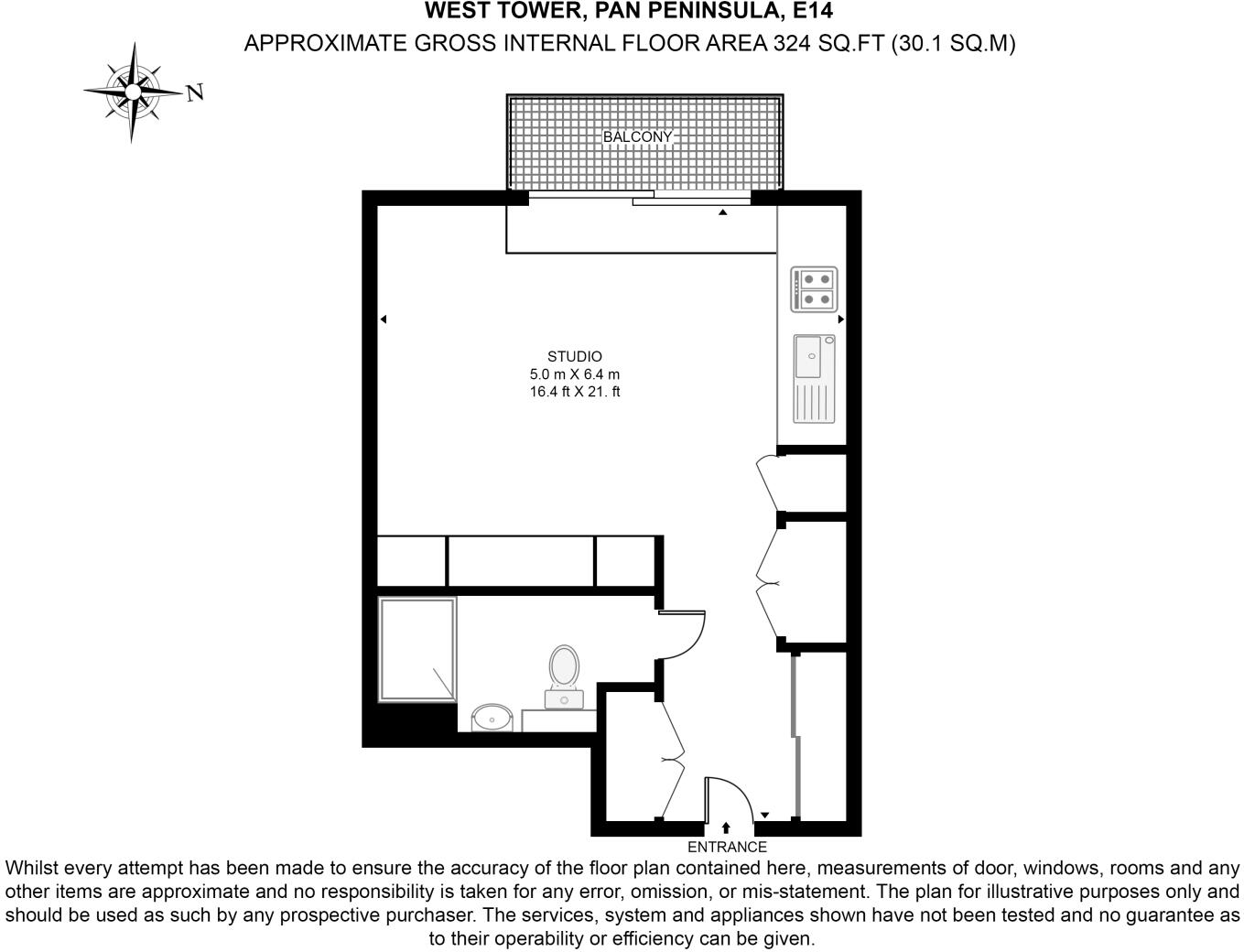 Pan Peninsula Square, Canary Wharf, London, E14 floorplan