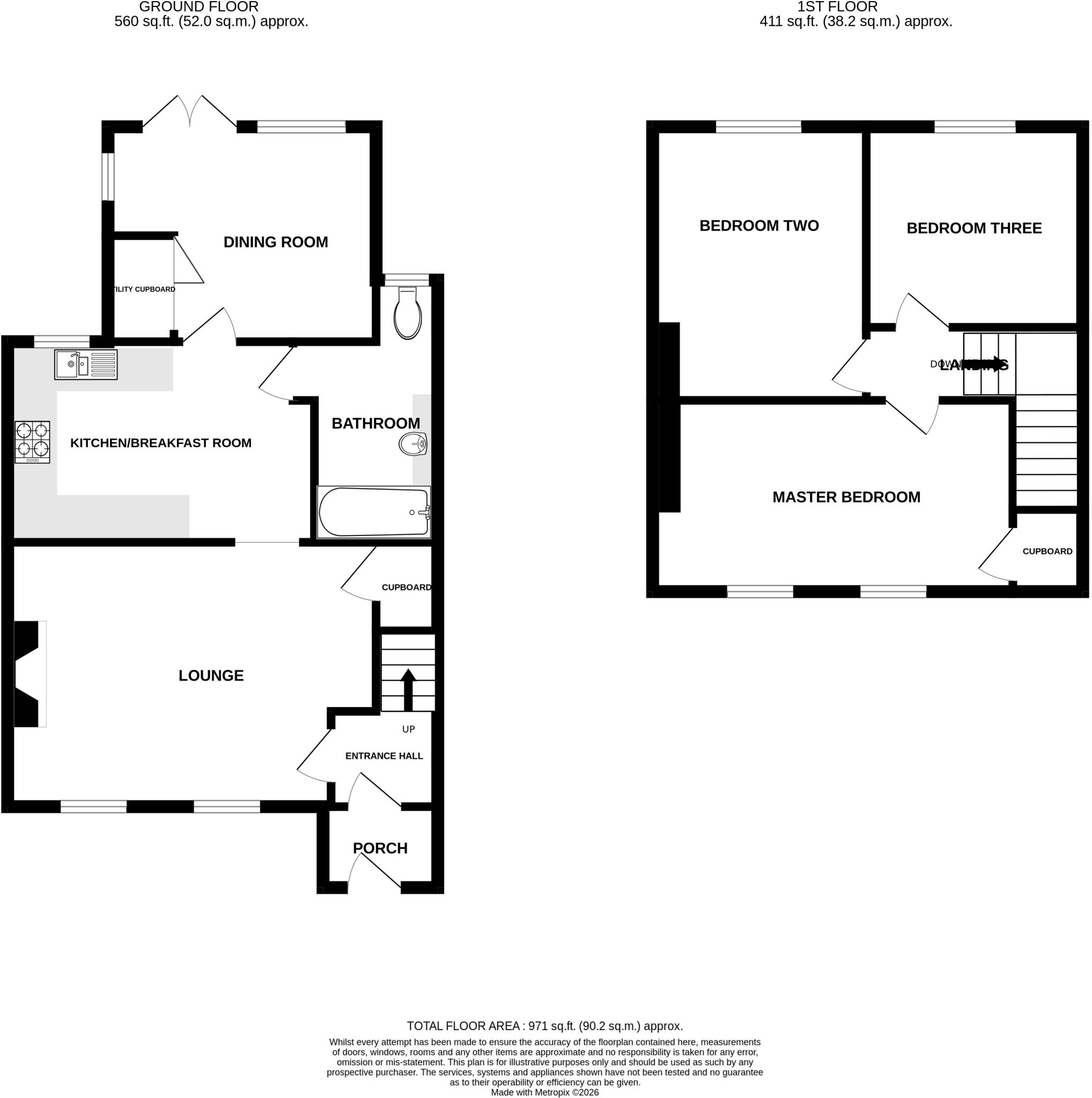 Old Town, Chard, Somerset, TA20 floorplan