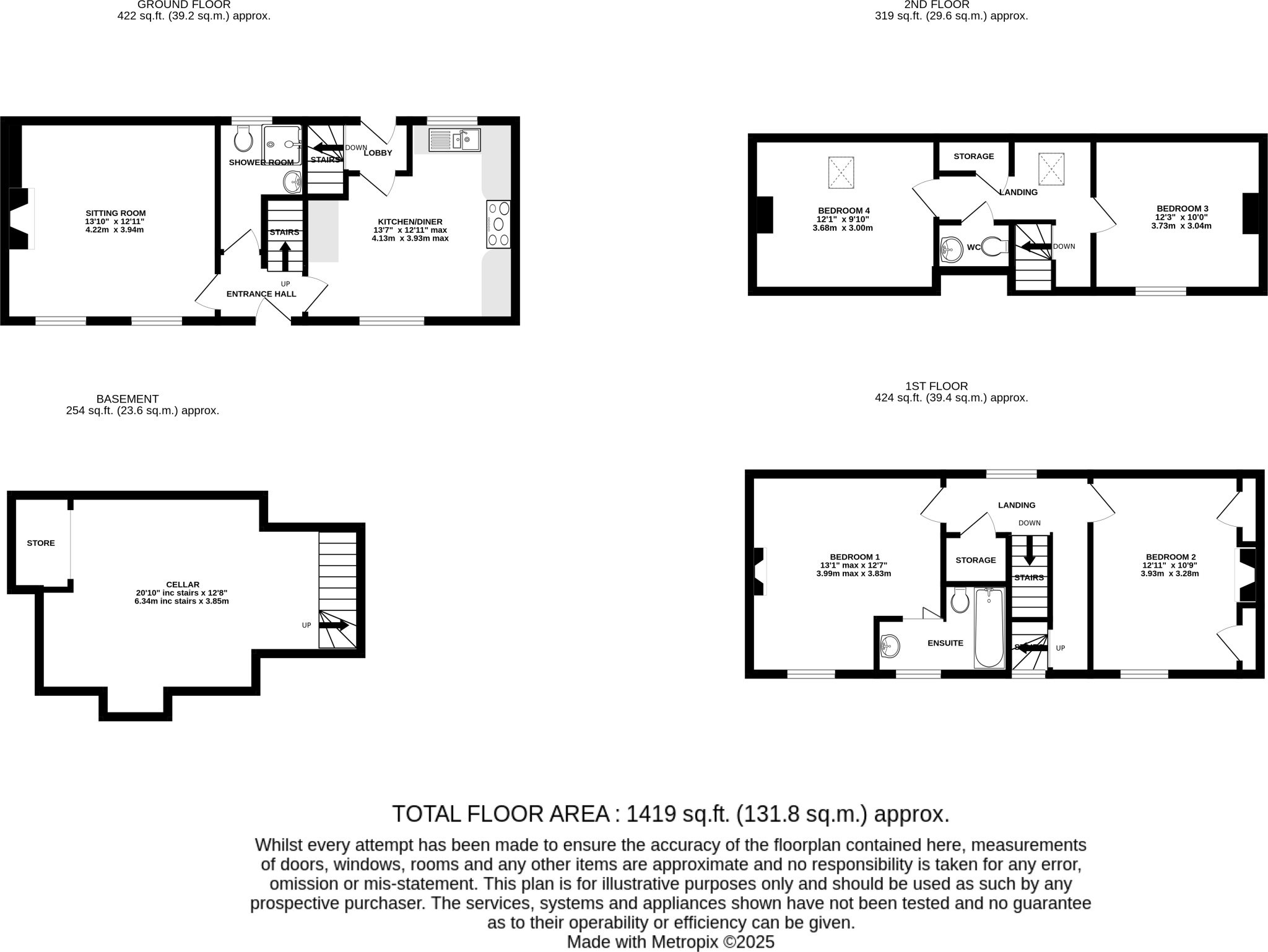 3a Upper Olland Street floorplan