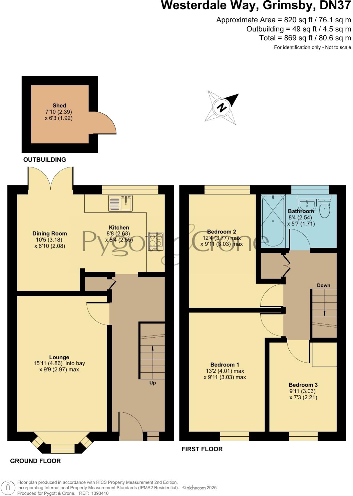 Westerdale Way, Grimsby, Lincolnshire, DN37 floorplan