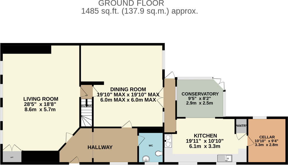 Church Street, Wiveliscombe, Taunton, Somerset, TA4 floorplan