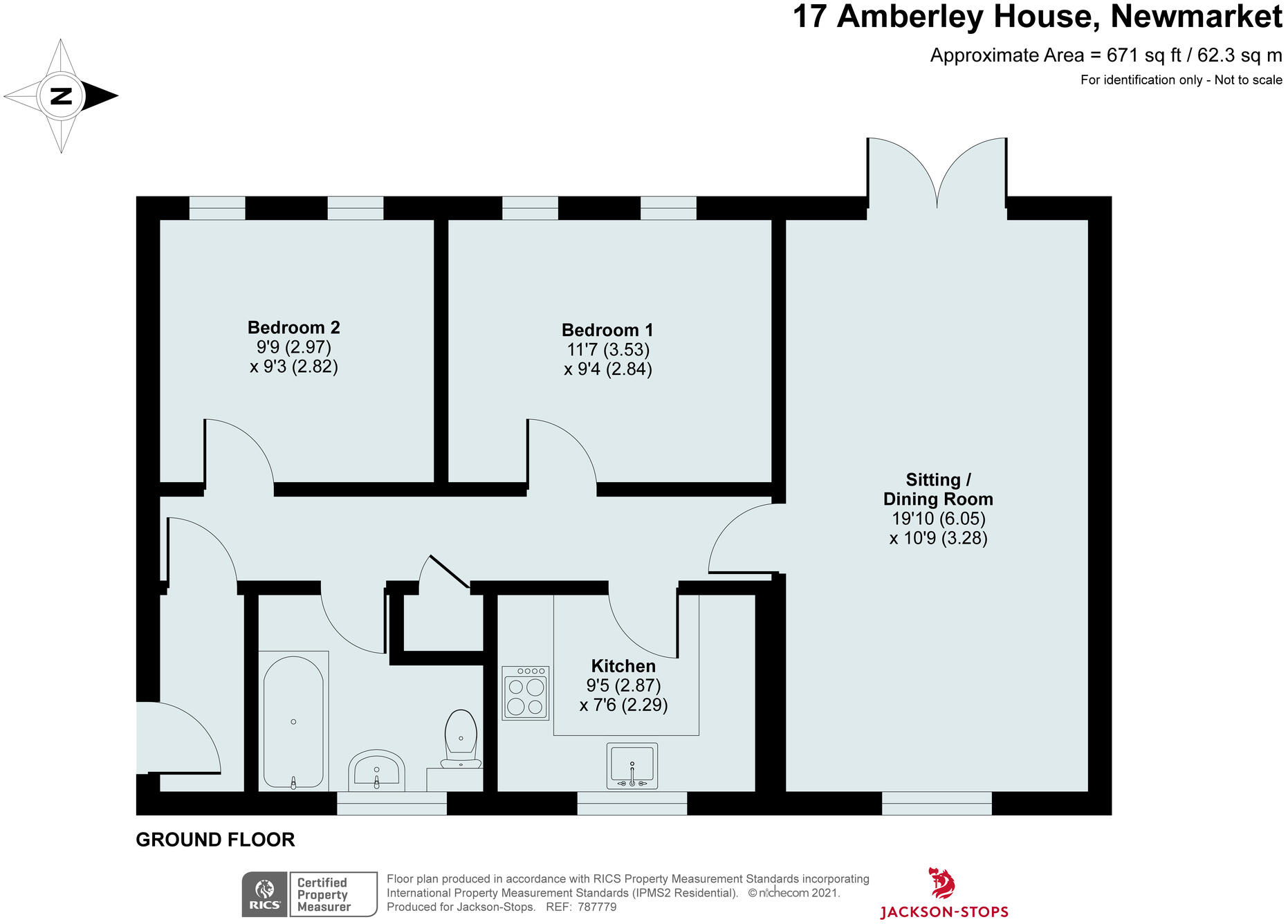 Amberley House, Bury Road, Newmarket, Suffolk, CB8 floorplan