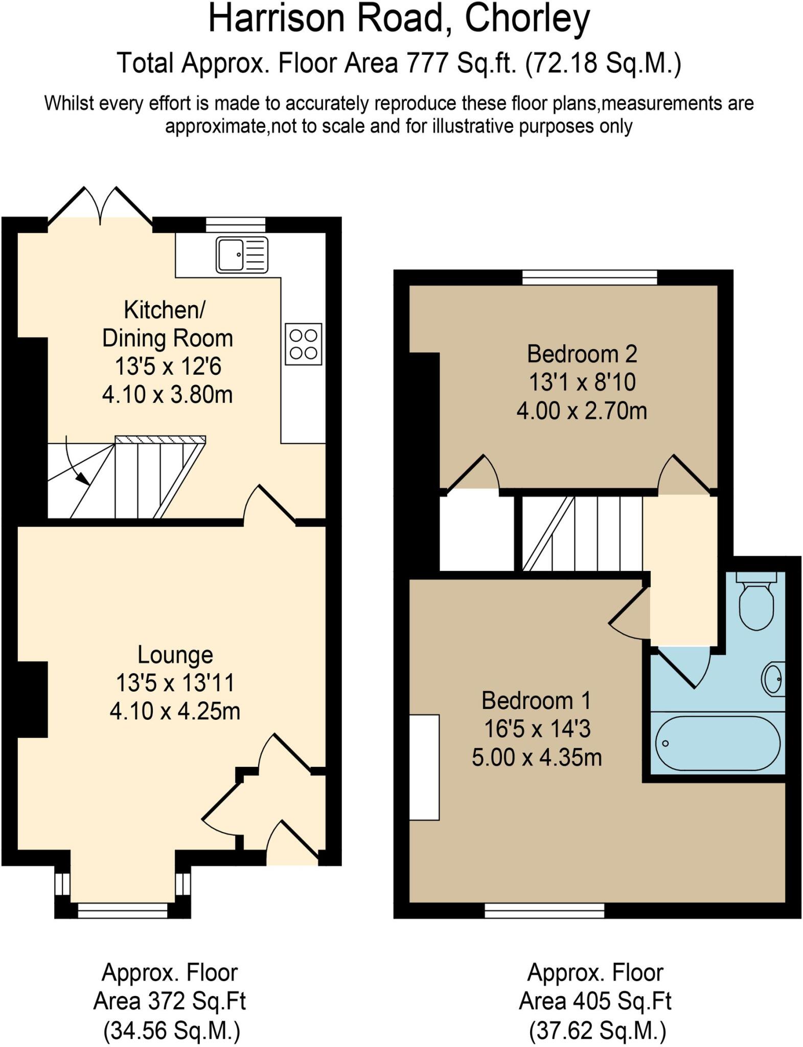 Harrison Road, Chorley, PR7 floorplan