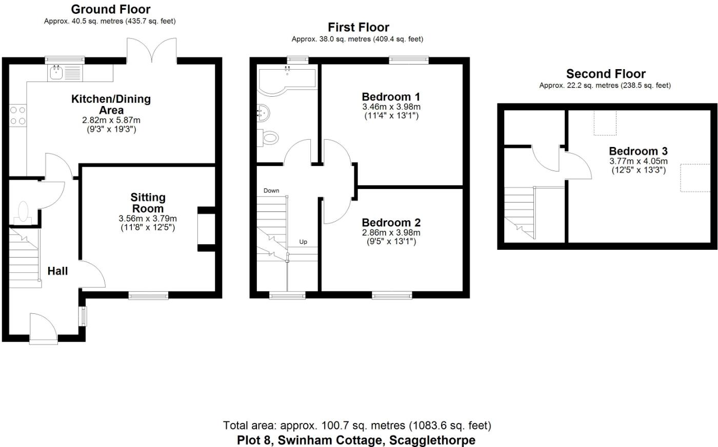 Swinham Cottage, Main Street, Scagglethorpe floorplan